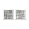 Crosshatch (Set Of ) Wall Art