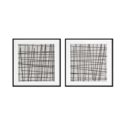 Crosshatch (Set Of ) Wall Art