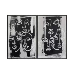 Face To Face (Set Of ) Wall Art