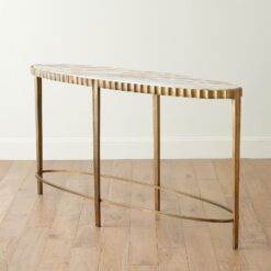 triolet console table