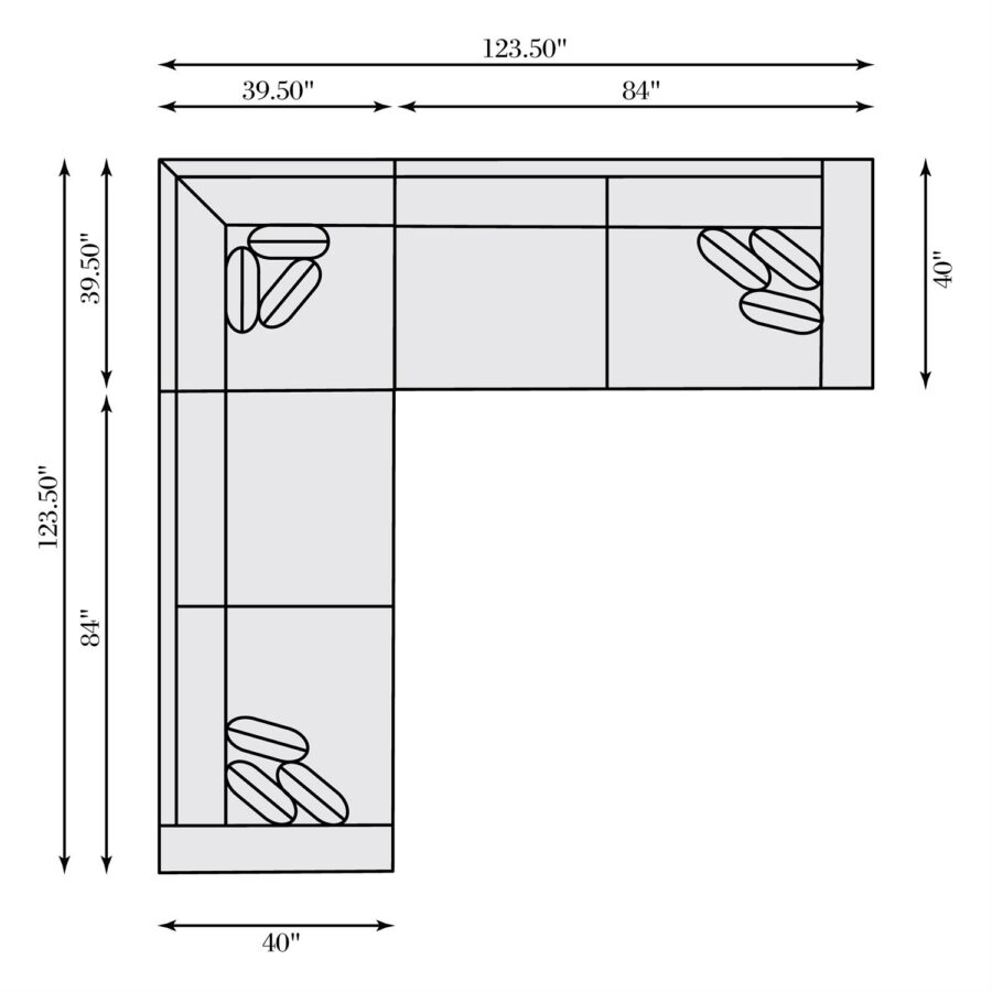 bliss sectional ()