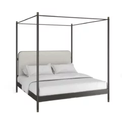 Campaign Canopy King Bed
