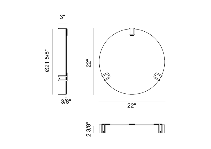 noga flush mount ()