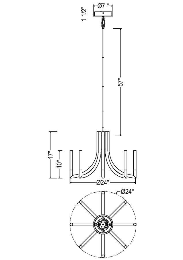 olette chandelier ()