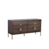 Jade Dresser in Antique Brass