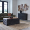 layered coffee table