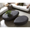 river stone coffee table