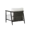 Muros Lounge Chair In Black Base