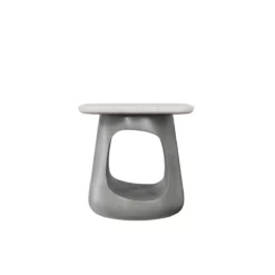 Sereno Side Table In Faux Stone