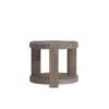 Tribeca Round Side Table In Aurum Finish