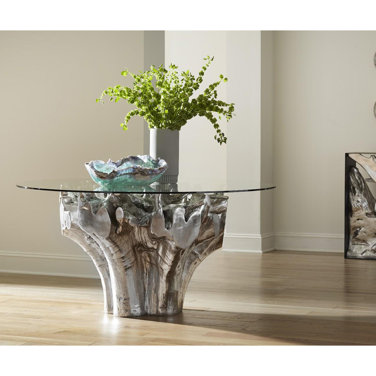 cast root dining table