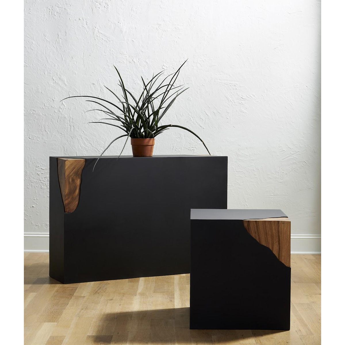 cornered side table