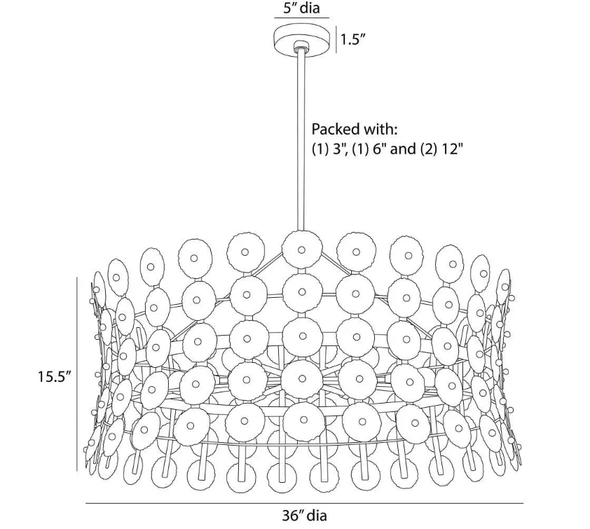 oriana chandelier ()