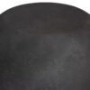 river stone side table