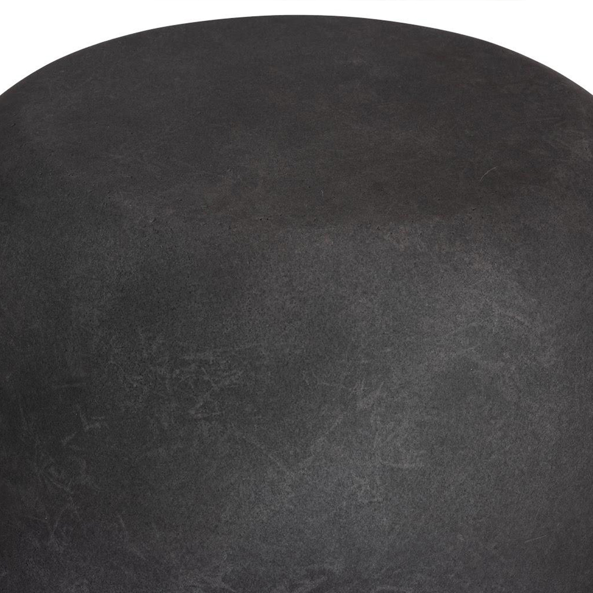 river stone side table