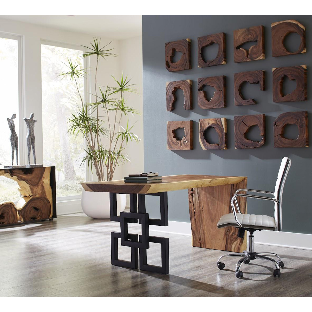 waterfall desk