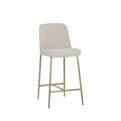 Zeke Counter Stool In Antique Brass Base