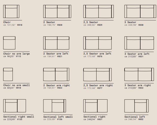 astra sectional