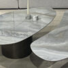 wedge coffee table