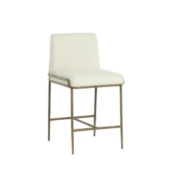 Lathan Counter Stool In Fabric