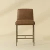 Lathan Counter Stool In Leather