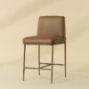 Lathan Counter Stool In Leather