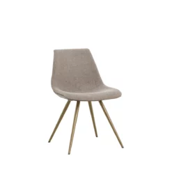 Lipa Dining Chair In Antique Bronze Base