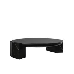 Overlap Round Dark Coffee Table