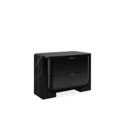Overlap Large Dark Nightstand
