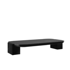 Overlap Rectangular Dark Coffee Table