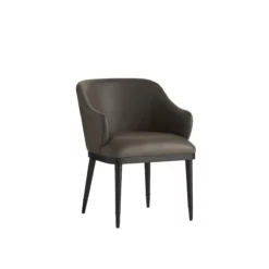 Aster Dining Chair In Leather
