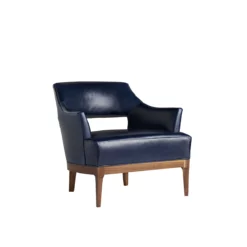 Aurum Accent Chair In Leather