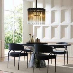 Alternative view of Lunelle Chandelier