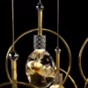 Velvet 14-Light Chandelier - Image 3