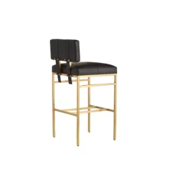 Alternative view of Vyre Bar Stool In Leather