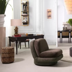 Alternative view of Timber Swivel Accent Chair
