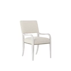 Moore Dining Chair in Glacier White Finish