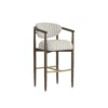 Sigrid Bar Stool In Antique Brown Base