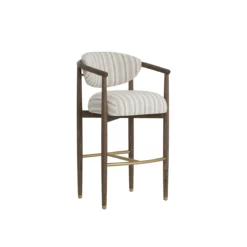 Sigrid Bar Stool In Antique Brown Base
