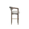 Sigrid Bar Stool In Antique Brown Base - Image 4