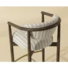 Sigrid Bar Stool In Antique Brown Base - Image 3