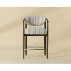 Alternative view of Sigrid Counter Stool In Antique Brown Base