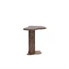 Isolda Side Table In Marble Look