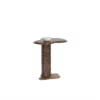 Isolda Side Table In Marble Look - Image 4