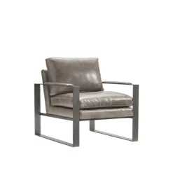 Liam Leather Accent Chair