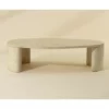 Savinah Coffee Table In Travertine Look - Image 2