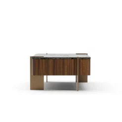 Alternative view of Altura Rectangular Stone Coffee Table