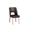 Lotus Dining Chair in Wood Base
