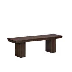 Alternative view of Lotus Wood Bench