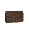 Lotus 11-Drawer Metal Base Dresser